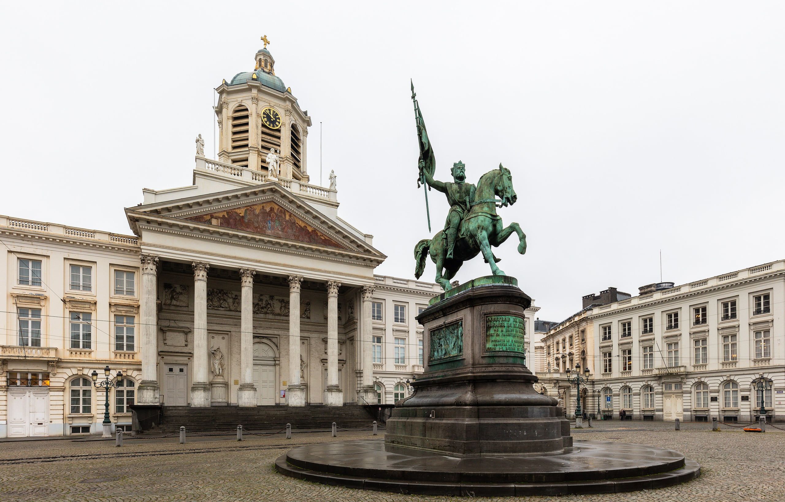 Statuia ecvestră a lui Godefroy de Bouillon din Piața Regală, Bruxelles