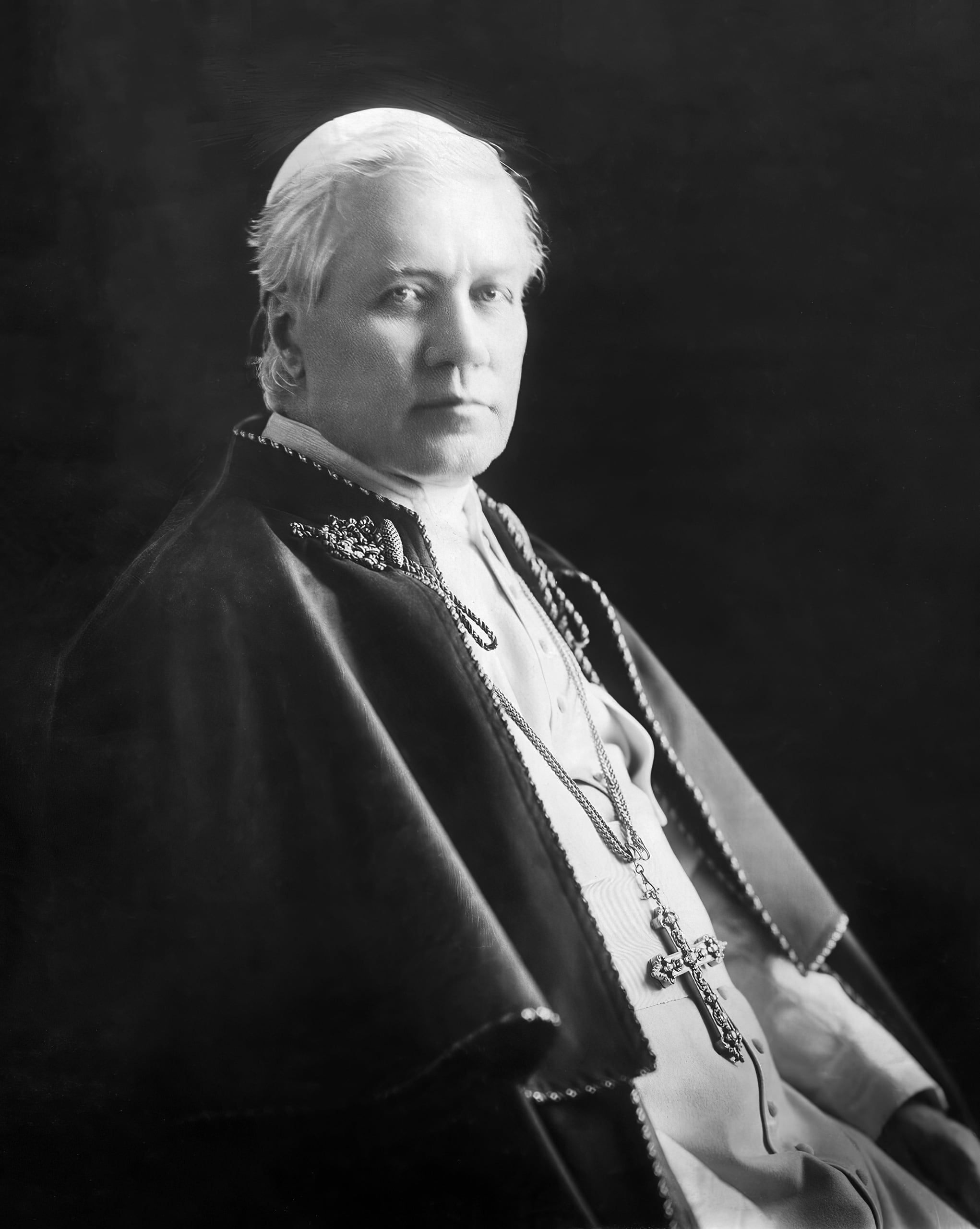 Papa Pius al X-lea, fotografie de Ernest Walter Histed